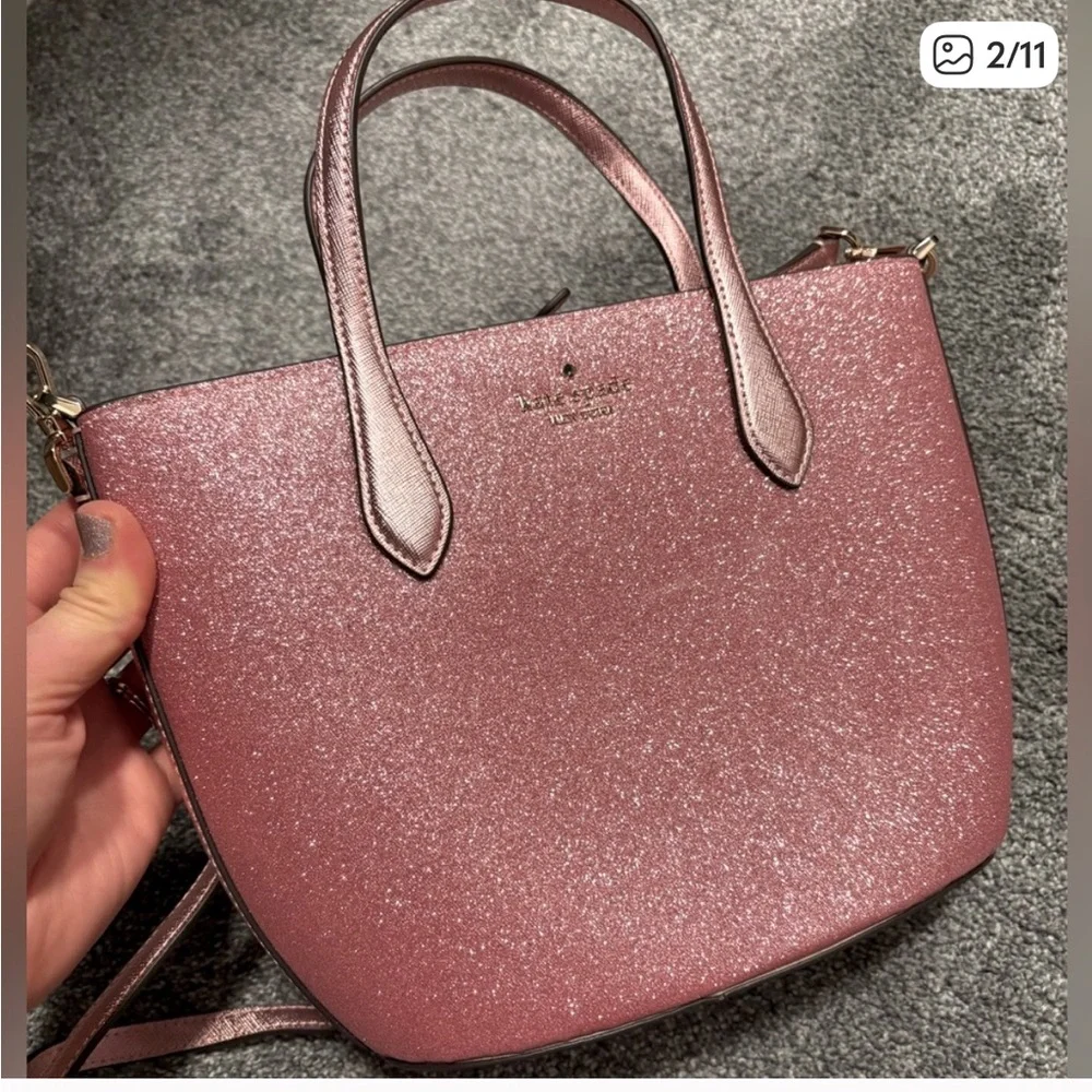 Kate Spade glimmer leather satchel - Picture 2 of 11